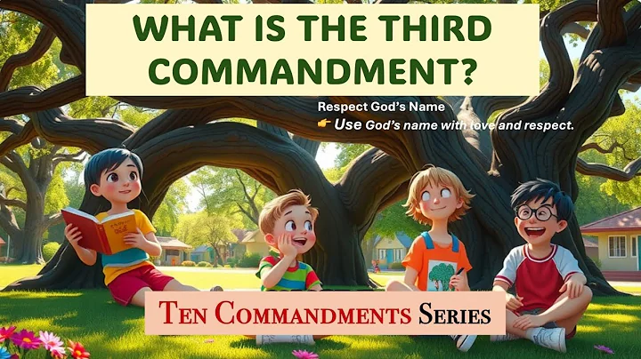 🗣️ The Third Commandment for Kids | “Respect God’s Name” | Bible Lesson from the Ten Commandments 🙏