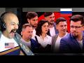 American Reacts To Камеди Клаб Харламов Батрутдинов Кравец Аверин Иванов Смирнов «Серьёзный человек»