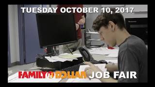 Family Dollar Job Fair 10 1 17 TV90 w audio HDTV