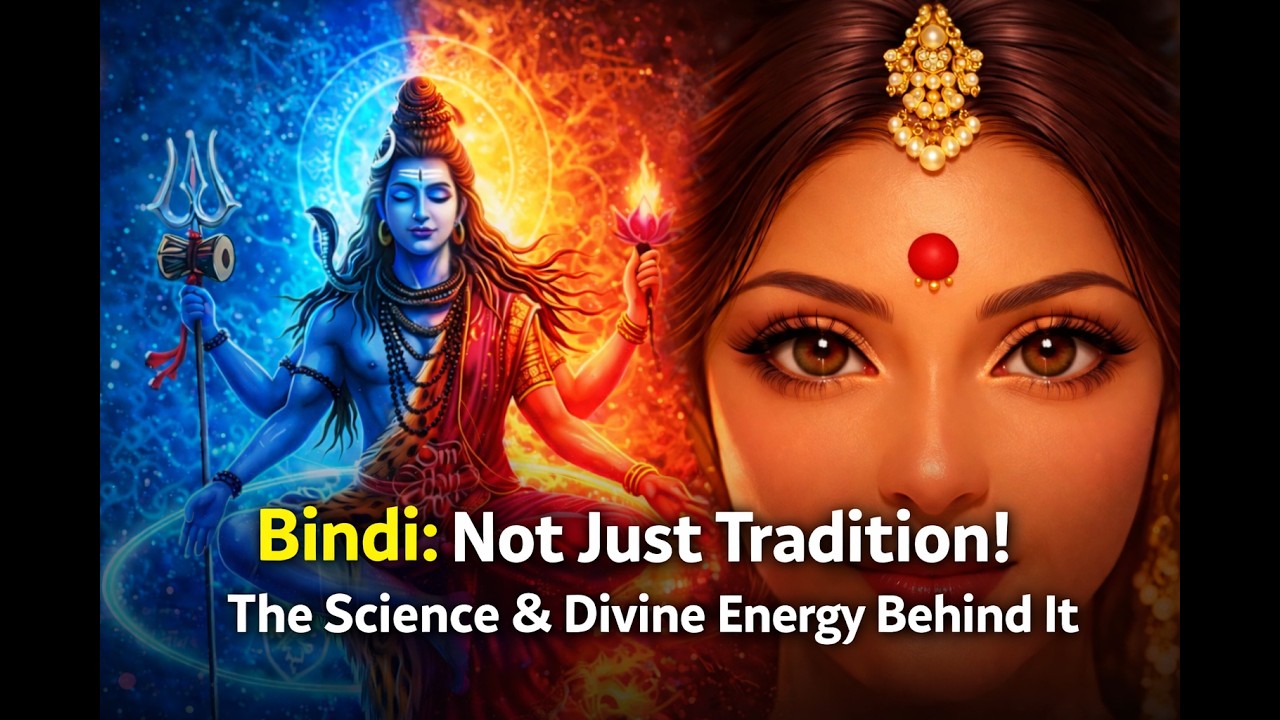 Bindi: Not Just Tradition! The Science & Divine Energy Behind It #indianculture #sanatan #bindi