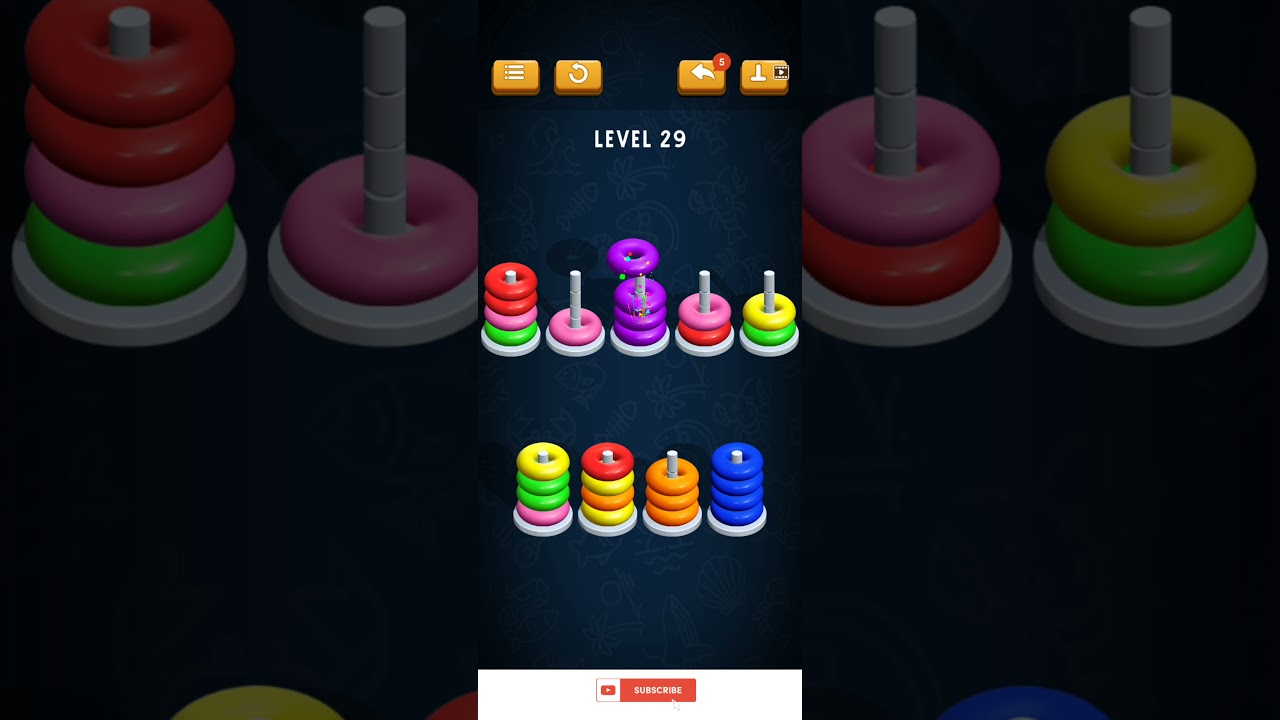 Donut Stack 🍩 Puzzle Gameplay 🧠 