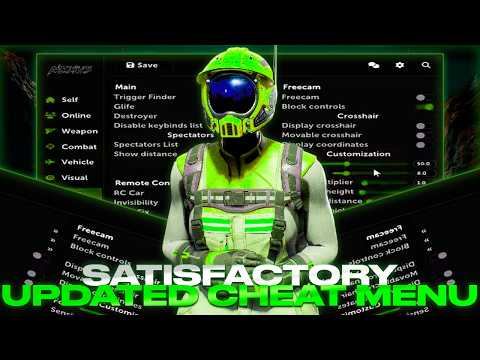 ^^Updated^^ Cheat Menu - For Satisfactory | Greated Cheat For SFactory | Many Functions | FREE 100%