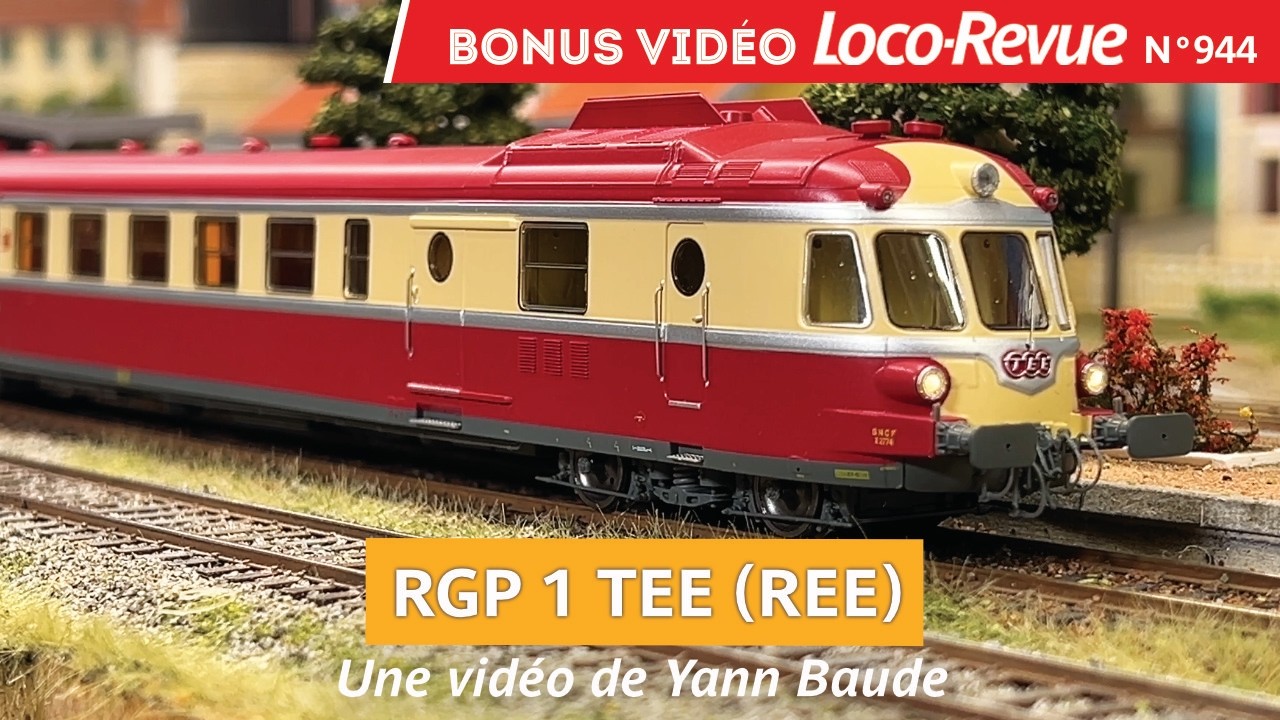 RGP 1 TEE (Trans-Europ-Express) en H0 (REE) - Complément à Loco-Revue 944