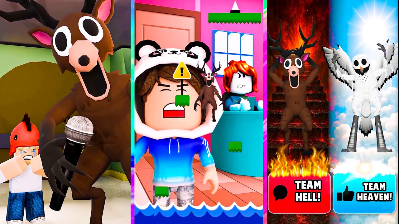 Roblox - Deer Make Dino Kid Go To Sleep | Roblox Mix 