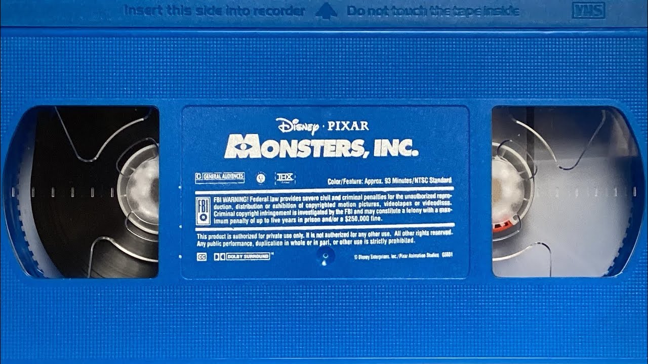 Monsters Inc Collector s Edition 2002 VHS Fullscreen THX Tex 2 Moo Can monsters-inc-collector-s-edition-2002-vhs-fullscreen-thx-tex-2-moo-can