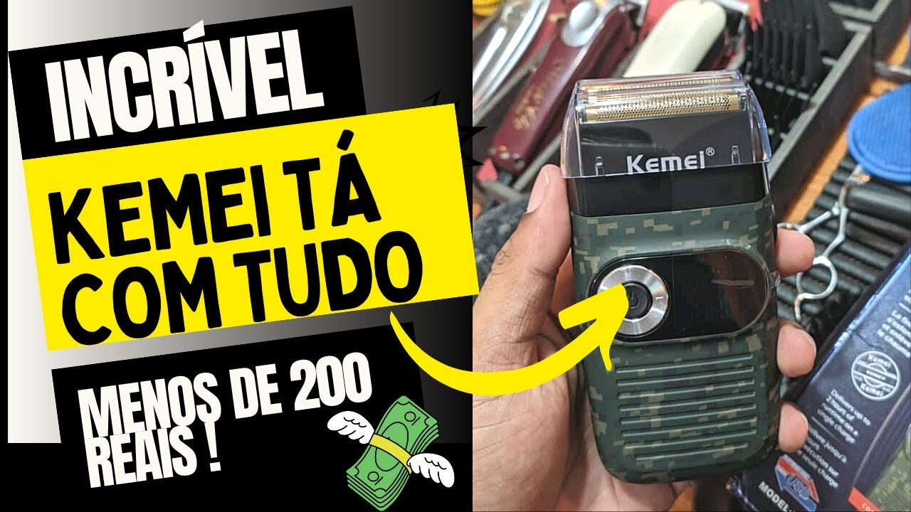 Máquina Shaver Kemei 2027 a melhor de todas- a China não está de Brincadeira!