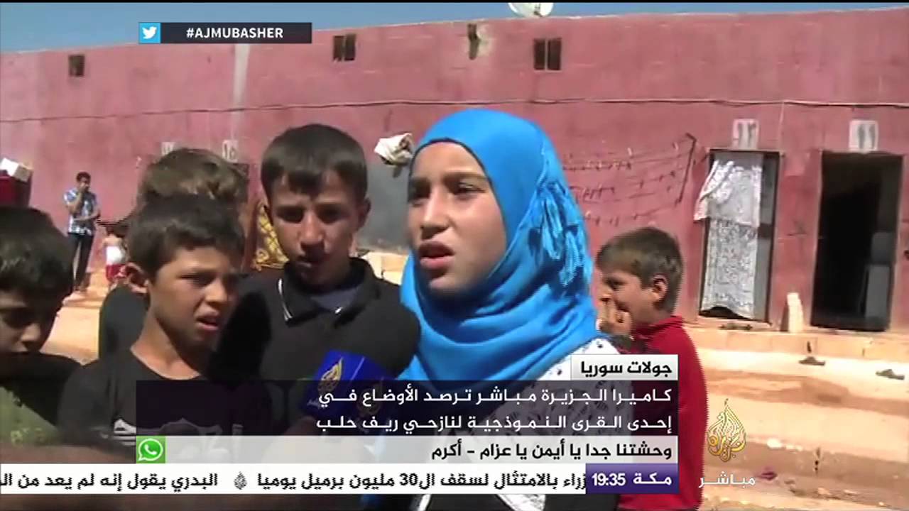 كاميرا الجزيرة مباشر ترصد أوضاع إحدى القرى النموذجية  نازحي ريف حلب