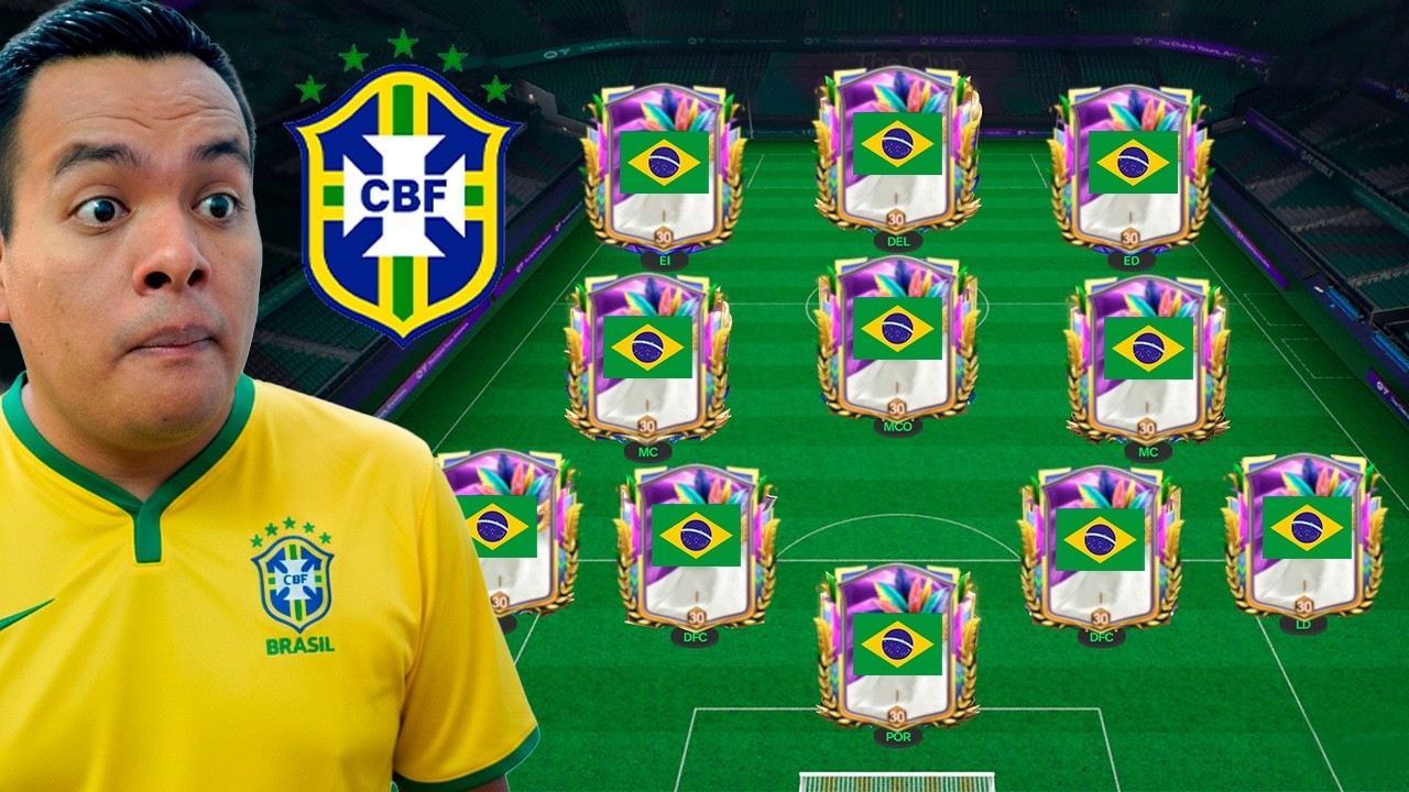 Construí el MEJOR BRASIL Posible en FC Mobile 🇧🇷🔥
