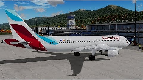 P3D V5 FSLABS A320 Innsbruck approach (LOWI)