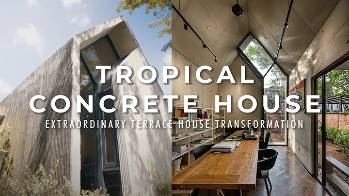 Tropical Concrete House | Terrace House Transforma...