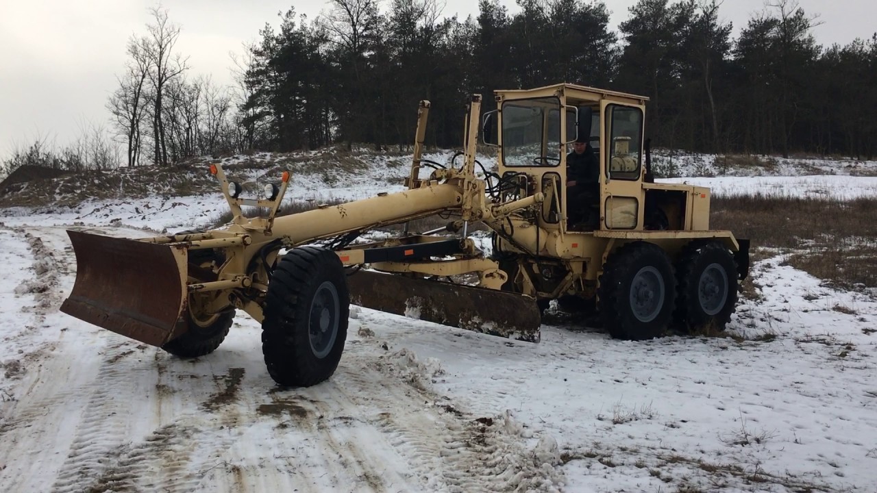 SHM4-es gréder működés közben