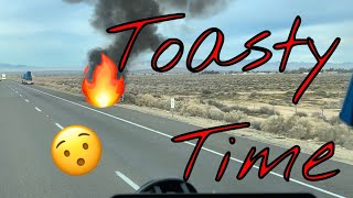 Car Fire In The Desert
