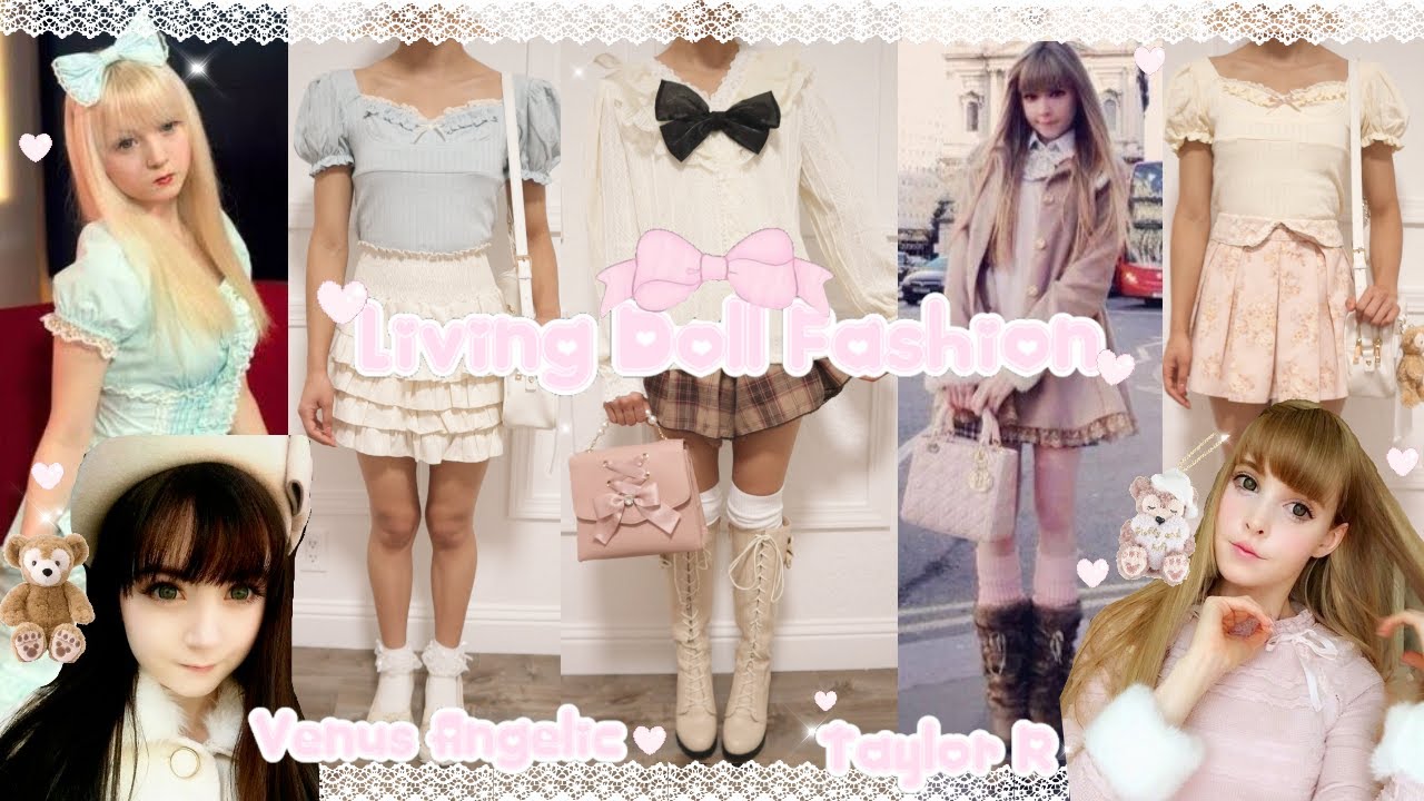 🤍Living Doll Fashion ft.yesstyle [Venus Angelic, Taylor R]