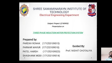 3 phase induction motor protection system