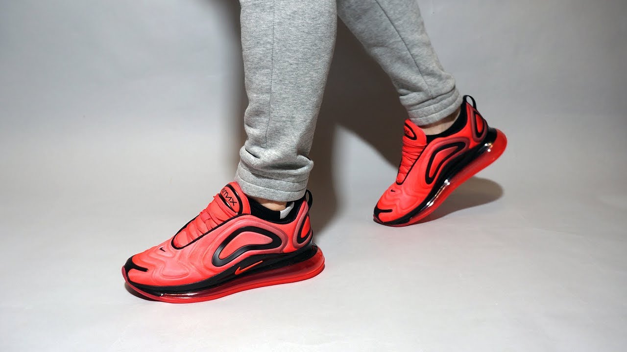 air max 720 red black