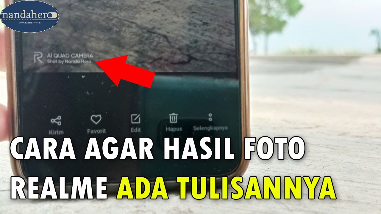 Cara Menampilkan Watermark Kamera Hp Realme Setting Kamera Ada Tulisan Merk Hp Namanya Youtube