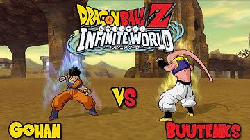 Ultimate Gohan Vs. Buutenks (CPU Vs CPU) DBZ - INFINITE WORLD 