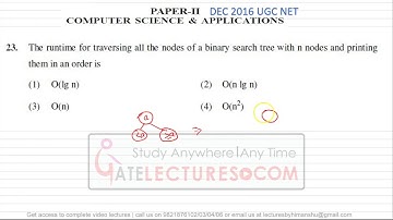Question 23 UGC NET Computer science paper solution August 2016 Linked List