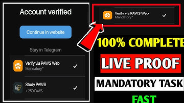 Paws Verify via PAWS Web New Task | How to Connect Solana wallet in Paws | Paws Airdrop Claim Task