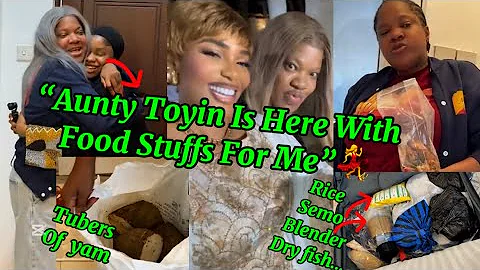 Toyin Abraham Arrives Tanzania For Baby Rakeems Naming Ceremony With Lot Of Food Stuffs For Priscila