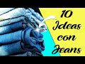 10 Ideas hechas con Jeans o Vaqueros 2020 || Manualidades Recicladas || Ecobrisa