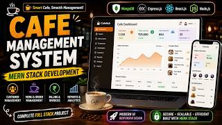☕ Cafe Management System Using MERN Stack | Full Stack Development Project || Full stack Project.