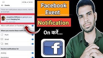 not showing event notification on facebook