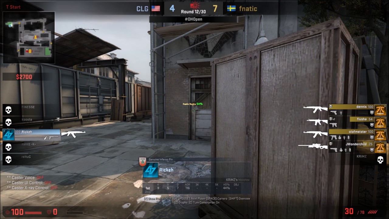 Rickeh aimlock vs. fnatic