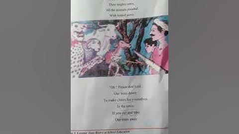 Class: 3rd, Sub: English, Chapter:  Happy Trees, Questions and answers,Teacher: Irfanah Rasool.