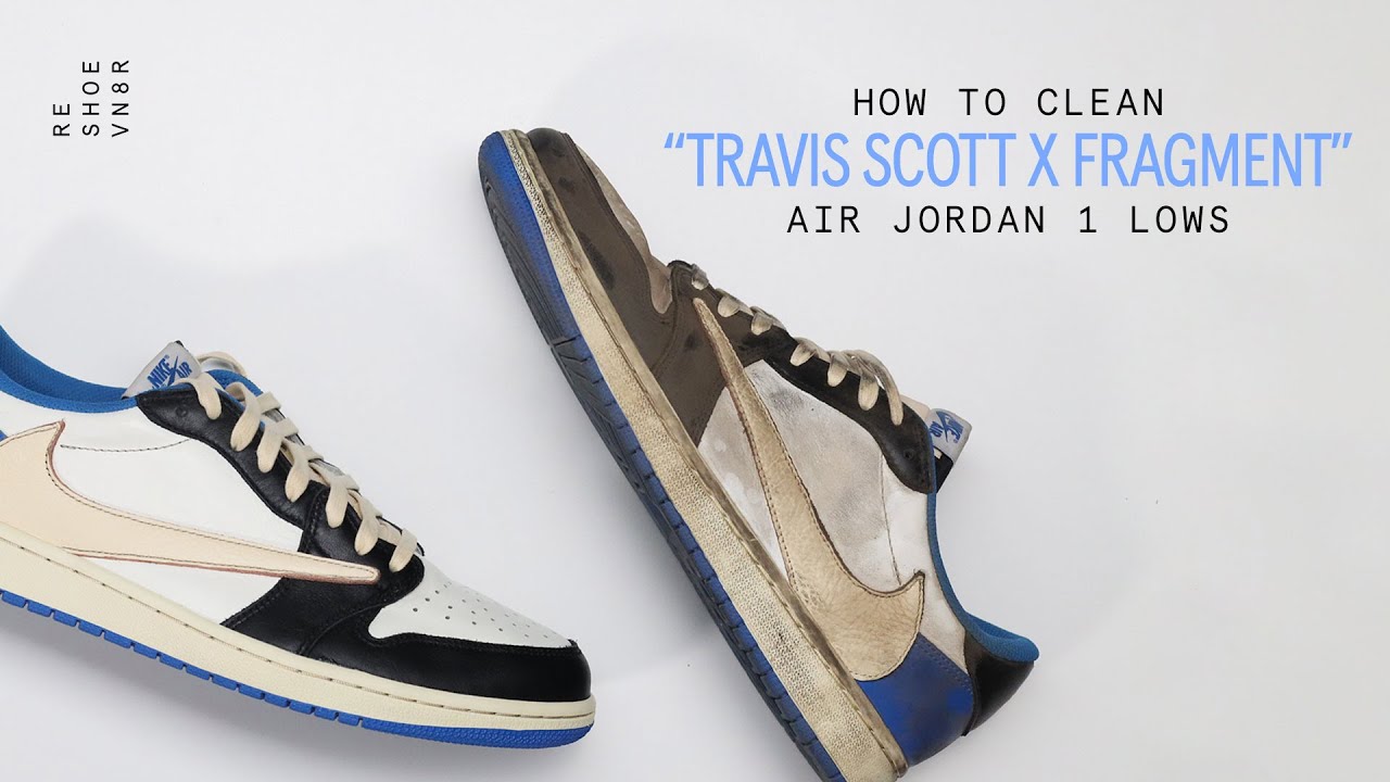 Air Jordan 1 Low Travis Scott Fragment Shoes