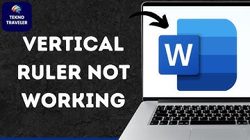 Vertical Ruler Not Working in Word Fix