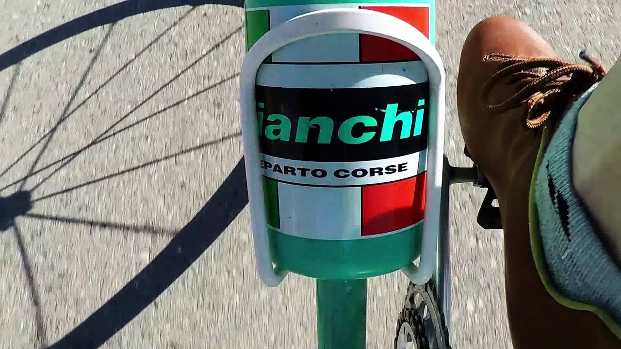 Vintage Bianchi Road Bike Ride GoPro HQ