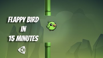 How to Make a FLAPPY BIRD Game in UNITY in 15 Minutes | Complete Beginner #gamedevelopment