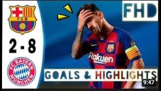 Barcelona vs Bayern Munıh 2−8 All Gоals & Maç Özeti Hıghlıght [YIKILDILAR[