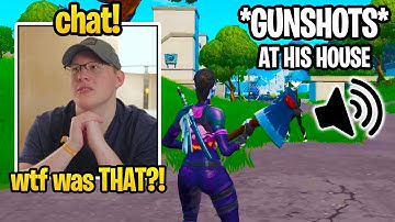 Everyone *FREAKS OUT* When Liquid Chap Hears *GUNSHOTS* At His House During Fortnite World Cup Final