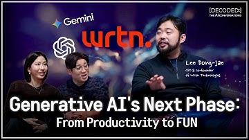 [DECODED] The Present and Future of Generative AI | Lee Dong-jae, CPO of Wrtn