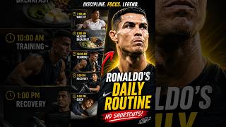 Ronaldo's Daily Routine Is INSANE! 🤯⚽ #shorts
