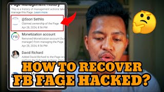How to RECOVER FACEBOOK PAGE HACKED? Paano maibalik ang Nahacked na Page? #how #page #recover #hack