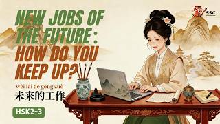 HSK 2-3 | New Jobs of the Future — How Do You Keep Up！| 未来的新工作 | Super Simple Chinese screenshot 1