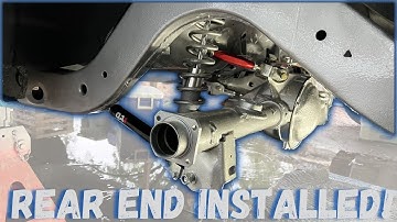 1989 Box Chevy Build Ep.44- Painting/Installing 1995 Impala SS Rear End And QA1 Upper Trailing Arms!