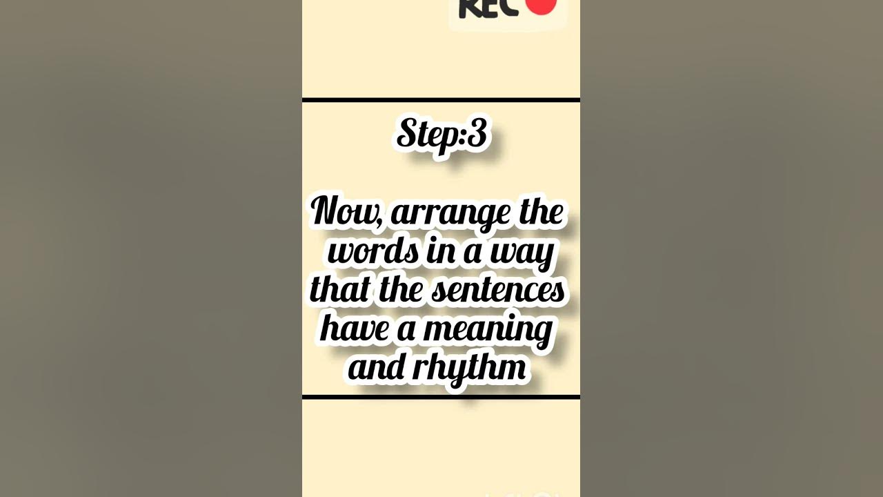 how-to-make-poem-poem-making-steps-mafija-s-creativity-youtube