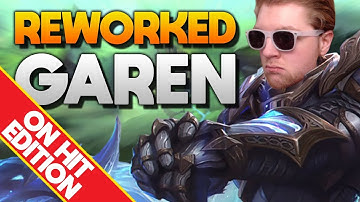 New Spin procs ON-HIT EFFECTS 21 TIMES?! | Full On-hit Reworked Garen Top