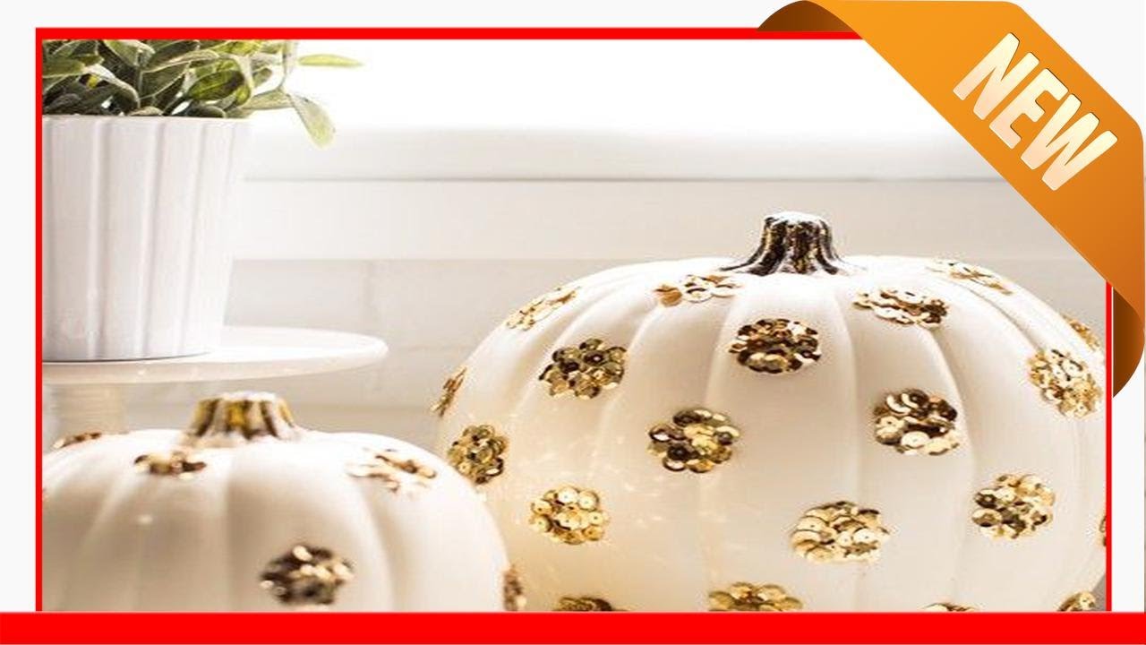12 Best Glitter Pumpkin Ideas - How To Make Sparkly Pumpkins With Glitter