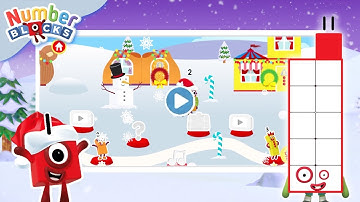 Christmas is here in the Numberblocks World App! | Learn to Count | Numberblocks