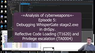 Analysis of cyberweapon - Ep5: WhisperGate. Reflective Code Loading and Privilege Escalation