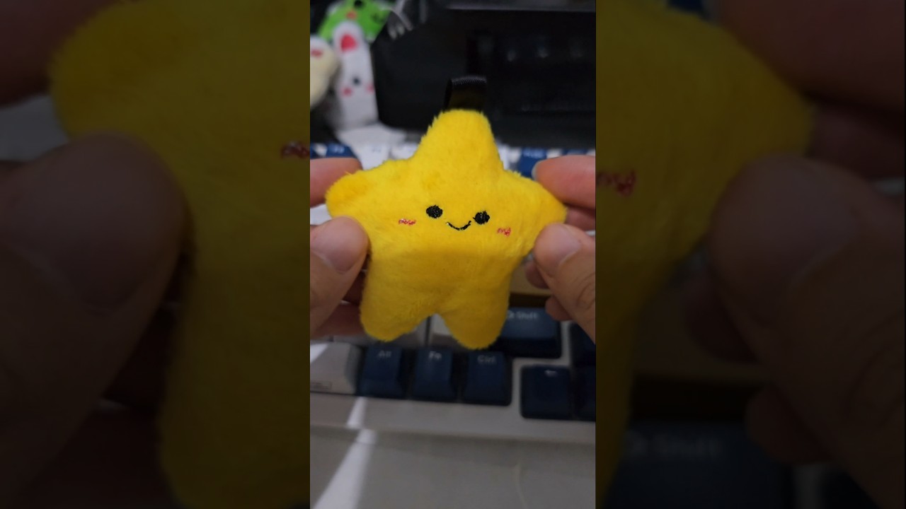 Small business prep: making star plush keychain 