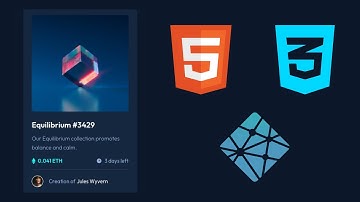 NFT Preview Card Component - Frontend Mentor Challenge