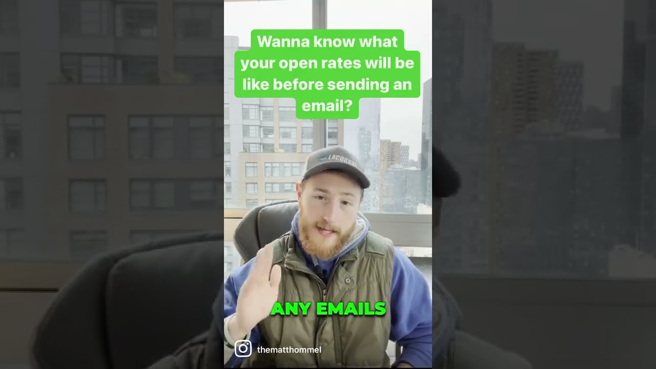 How to know what your email open rate will be before sending