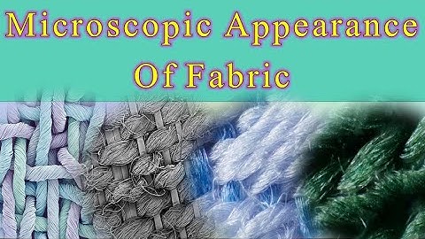 Microscopic Appearance Of Cotton Fabric Warp x Weft