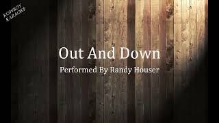 Out And Down- Randy Houser Karaoke